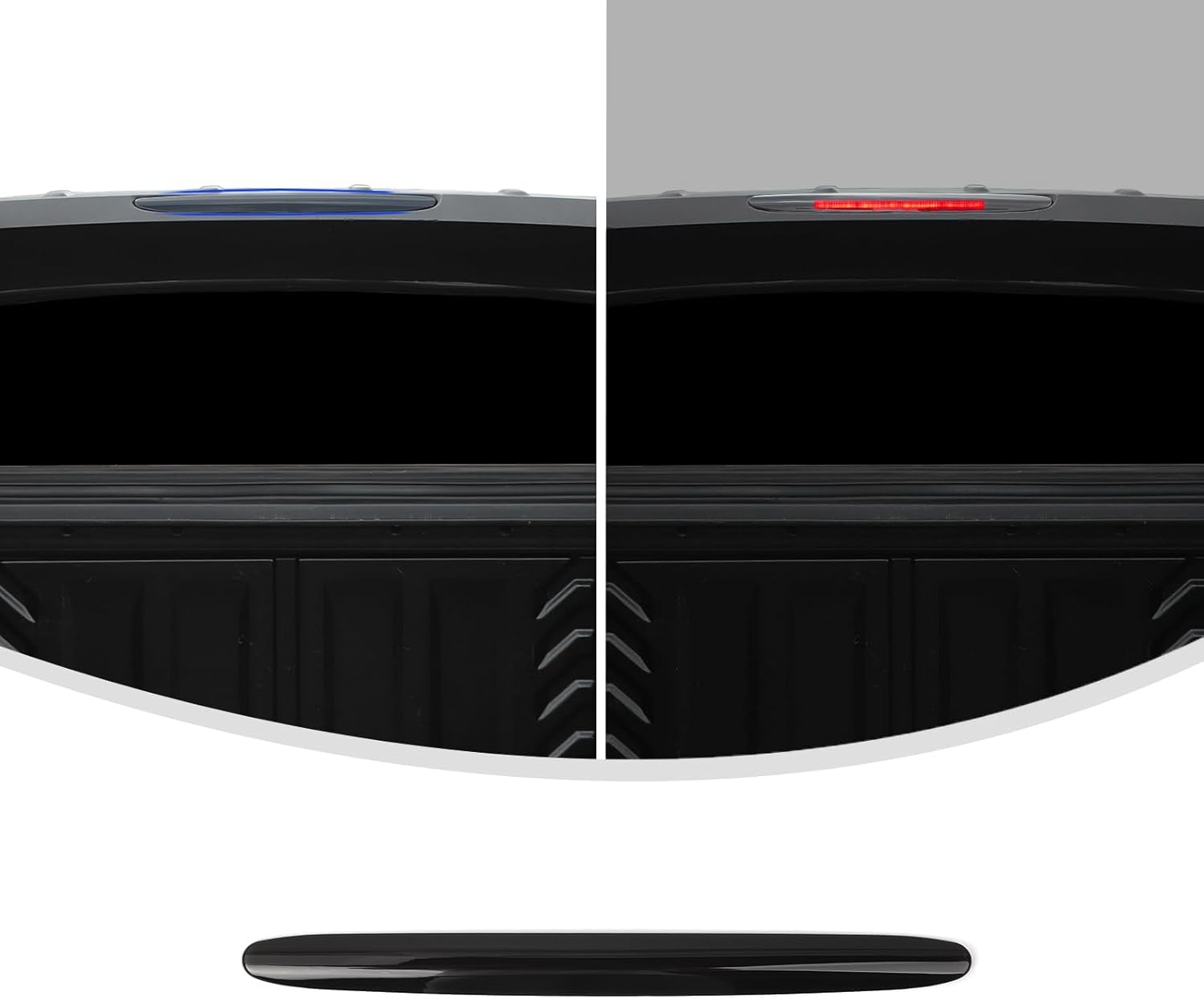 Linskip Tail Light Cover Compatible with 2007-2013 Chevy Silverado & GMC Sierra 1500 & 2007-2014 Silverado & Sierra 2500HD 3500HD, Smoke Dark Tail Lamp Guard Trim Bezels Decoration Accessories