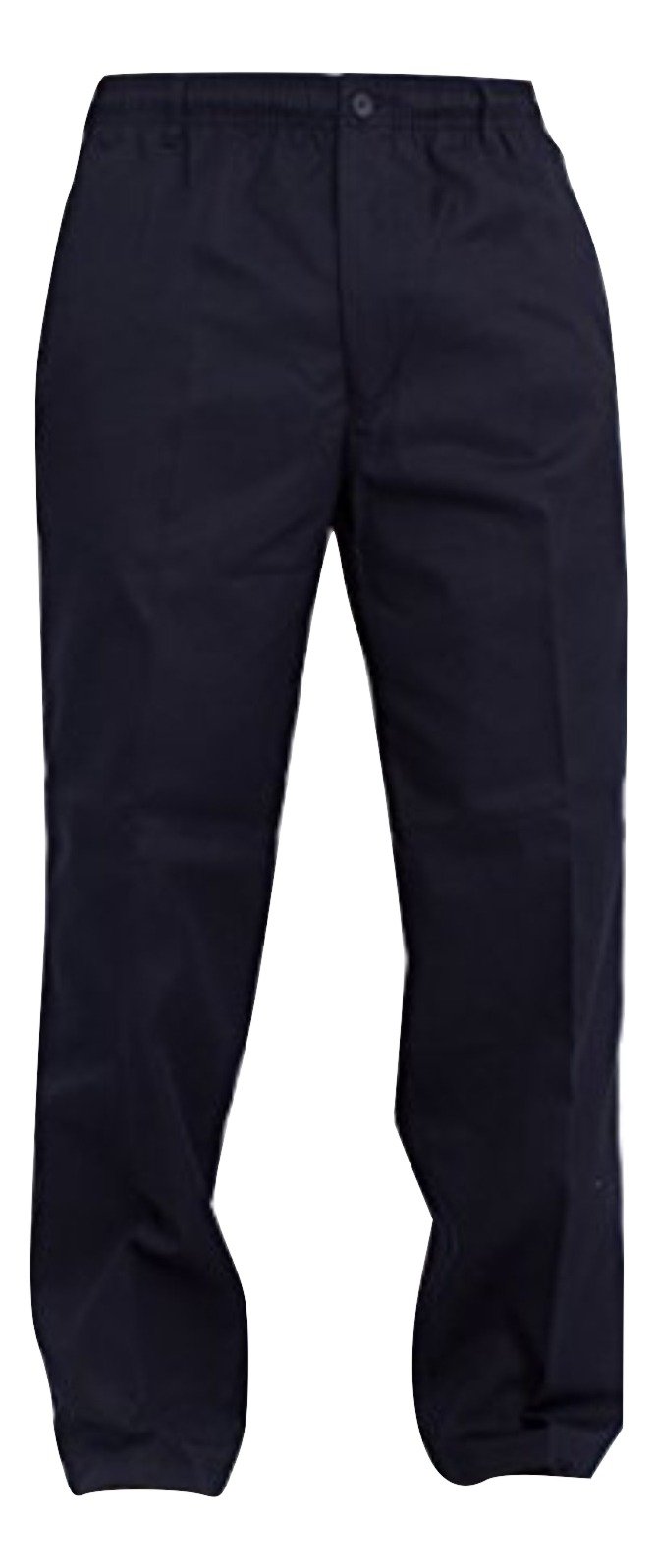 Carabou Mens Thermal Lined Rugby Trousers Fully Elasticated Waist Trousers by Waist 32 – 48 Elastic Golf Rugby Pants Warm Fleece Lined Comfortable Bottoms Button Front with Zip Fly and Drawstring