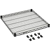 Black Epoxy Wire Shelf Size: 1.75