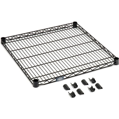 Black Epoxy Wire Shelf Size: 1.75