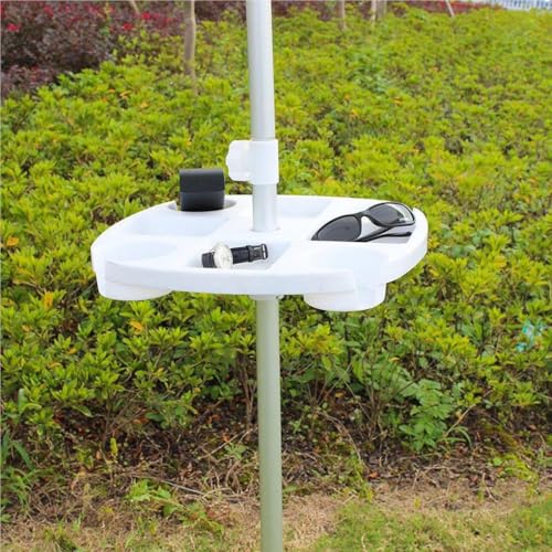 Plateau de table pour parasol durable avec accessoires de confort extérieurs - 3