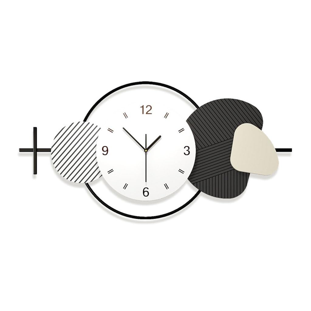 Horloge murale salon JFDBGU en quartz pour une décoration chic de restaurant