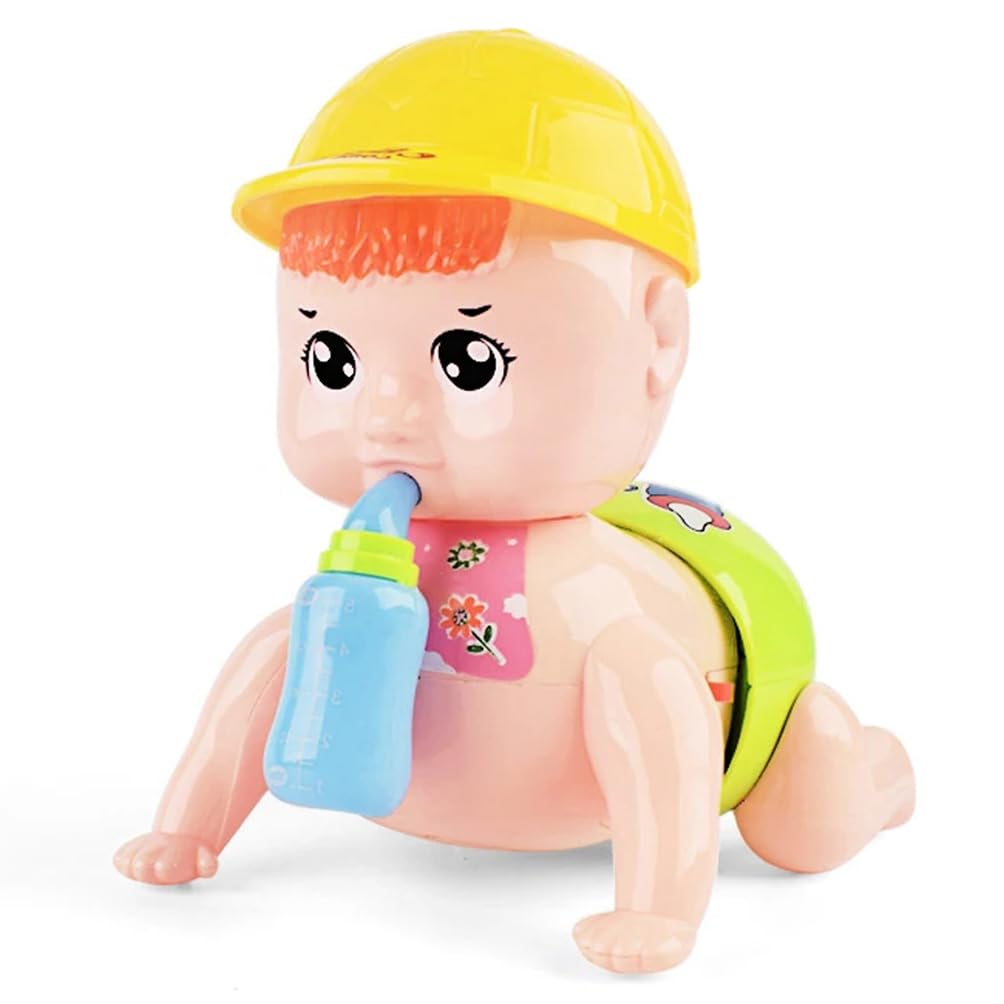 VGRASSP Musical Crawling Baby Toy for Babies Kids Infants - Dazzling Lights and Dynamic Sound - Colour as per Stock (B0B9JTRRDR) Amazon Price History, Amazon Price Tracker