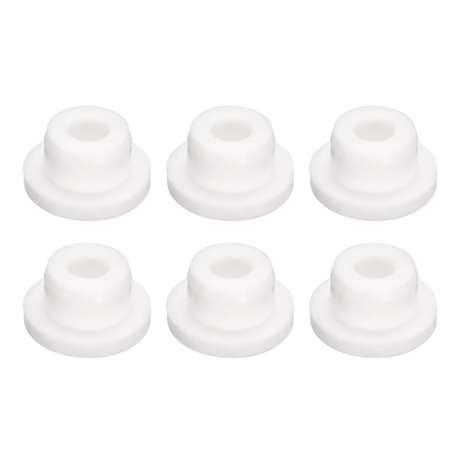 uxcell 6 Pieces White Plug Holes, T18 Waterproof Rubber Button Plug for 18mm / 0.71" Hole