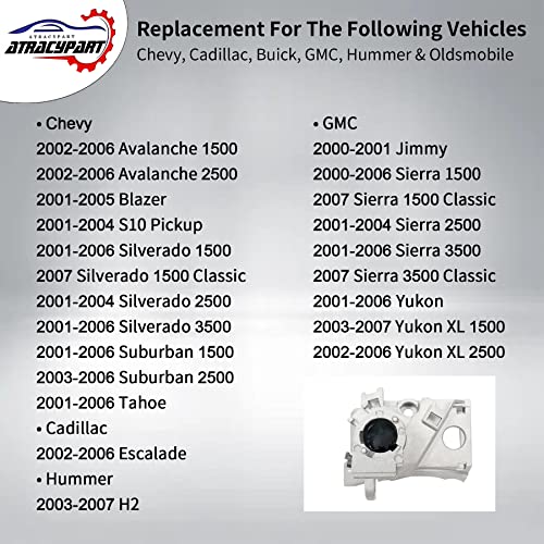 image for ATRACYPART Ignition Lock Cylinder Switch & Ignition Lock Cylinder Hous
