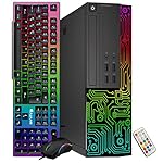 Dell Gaming OptiPlex Desktop RGB Computer PC, Intel Core i7, GeForce GT 1030 2GB GDDR5, 16GB RAM, 512GB SSD, 24 Inch HDMI Monitor, Keyboard Mouse and Headset, WiFi, Windows 11 Pro (Renewed) - Image 2