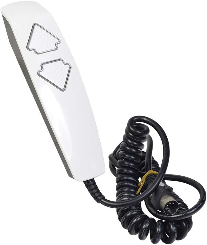 AlveyTech Standard 2-Button 5-Pin Hand Control with USB Port for the Mega Motion Lift Chair (MM200) - Replacement Remote Pendant for MM200 Electric Power Recliner Lift Chairs (CTL151305)