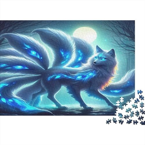 Puzzle de 1000 piezas del Zorro de Múltiples Colas para adultos, un juego de 70x50 cm 2