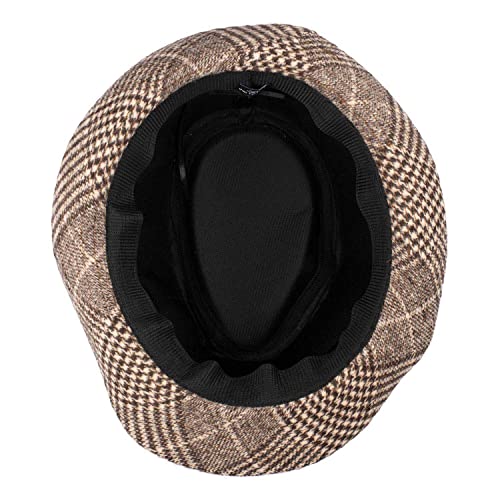 Image of The Tie Hub Fedora Hat for Men & Women|Wide Brim Felt, Sun hat, Beach Hat, Summer Hat, Party hat, Stylish hat