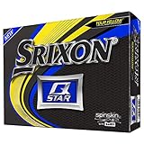 Srixon Q-Star 5 Golf Balls, Yellow (One Dozen)