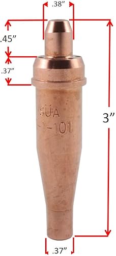 Miniatura 6 de Reemplazo de antorcha Oxy-Fuel para Victor con válvulas de retención + punta de corte + punta de soldadura + punta de calefacción (acetileno)