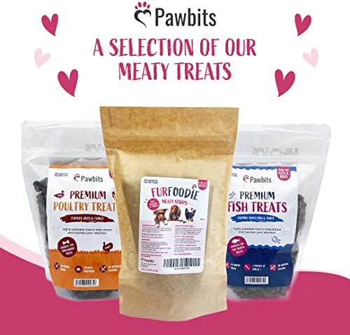 Meaty Strips for Dogs  High Protein Pack Of Delicious & Healthy Mixed Meat Dog Treats with Beef, Chicken, and Turkey  UK Manufactured Dog Chews Pawbits Furfoodie