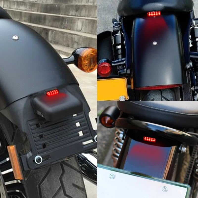 Feu de frein moto universel LED stop arrière - 5