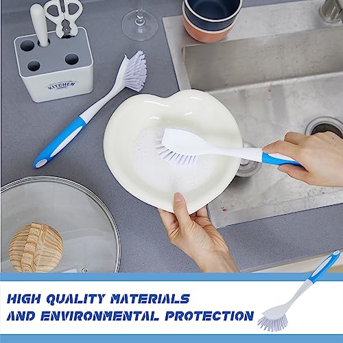 Image of Hsei 20 Pcs Kitchen Scrub Dish Brush Bulk, Blue