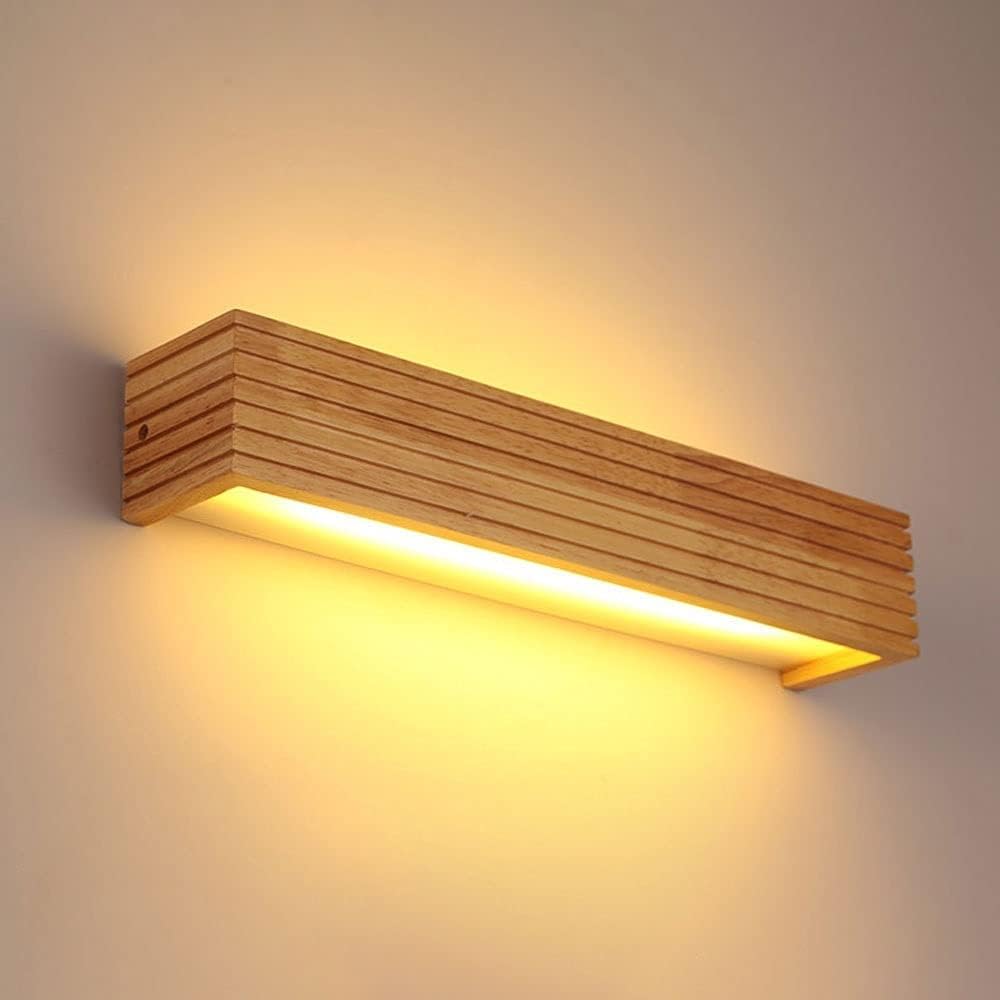 KUOXMF Wood Up Down Wall Mount Lights Japanese Simplicity LED Wall