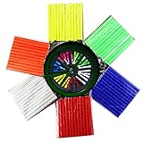 NRC&XRC 6 Sets/72pcs Bicycle Wheel Spoke Reflector Reflective Mount Clip Tube Warning Strip