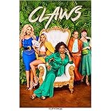Niecy Nash, Carrie Preston, Judy Reyes, Jenn Lyon and Karrueche Tran (as Desna Simms and Virginia sitting on Chair "Claws written on top") in Claws - 8 inch x10 inch PHOTOGRAPH Performer & Actor Color PHOTOGRAPH-ls