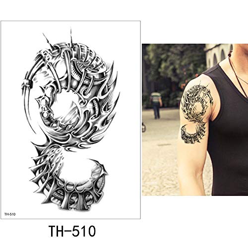Preisvergleich Produktbild adgkitb 3pcs temporärer Tätowierungs-Aufkleber gefälschte Tätowierungs- Monster-wasserdichte Kunst 15x21cm