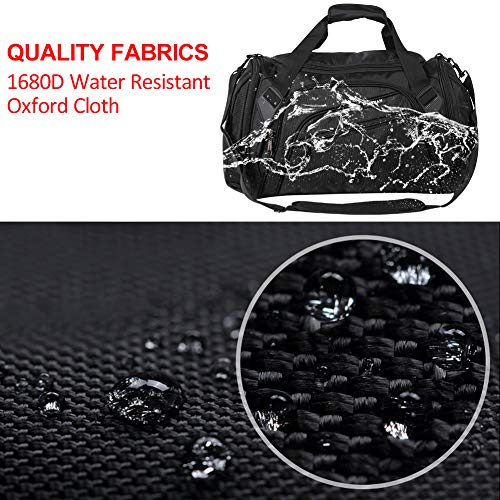 SIYUAN Boxing Sports Bag Gym Packable Punching Bag Duffle Bag Storage Bag Foldable with Shoulder Strap Black Medium