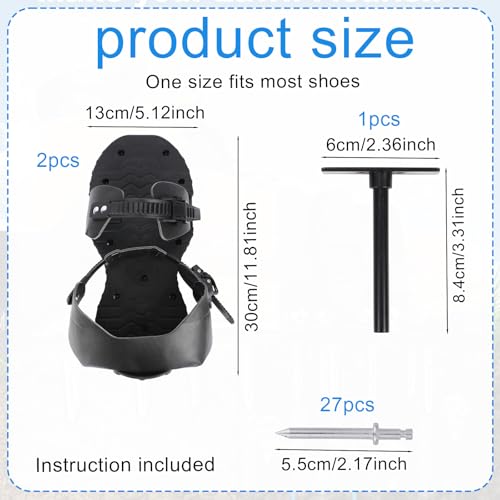 Chaussures aération gazon pour raviver les sols compactés de votre cour