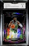 2017-18 Select 30/99 Premier Level Die-Cut Purple #159 Jaylen Brown RC Rookie Boston Celtics Graded NM-MT GMA 8 Official NBA Basketball Trading Card by Panini America