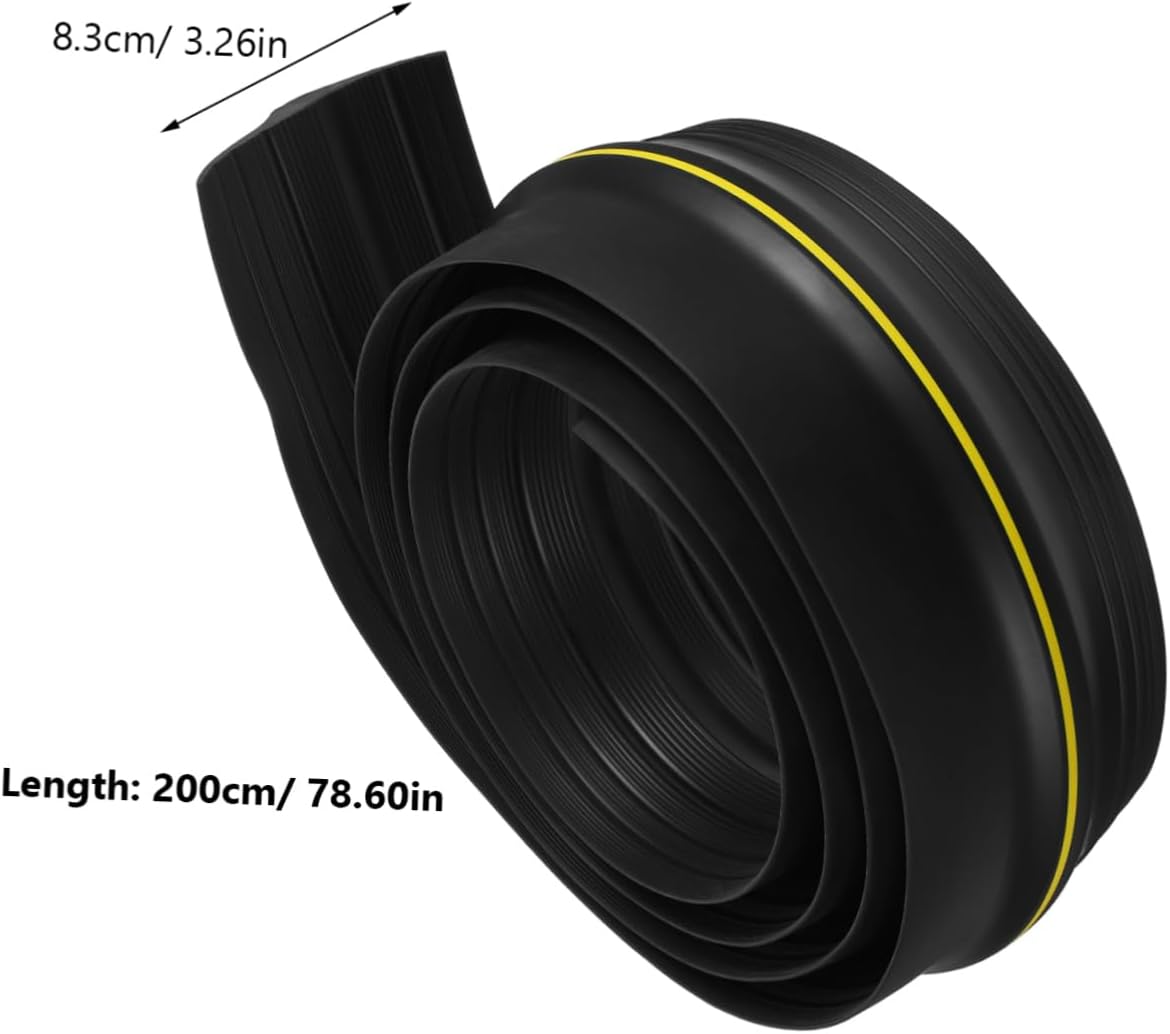 Veemoon Garage Door Seal Strip Rubber Bottom Seal for Weatherproofing Easy Installation Fits Garage Versatile