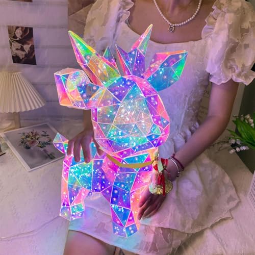 Veilleuse d'élan de Noël changeante avec technologie LED colorée basse consommation