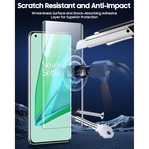 Image of KLJP Premium HD+ UV Tempered Glass Screen Protector For Infinix Note Edge (Pack of 1) Full Adhesive UV Curved Screen Protector Case Friendly HD Clarity with installation kit