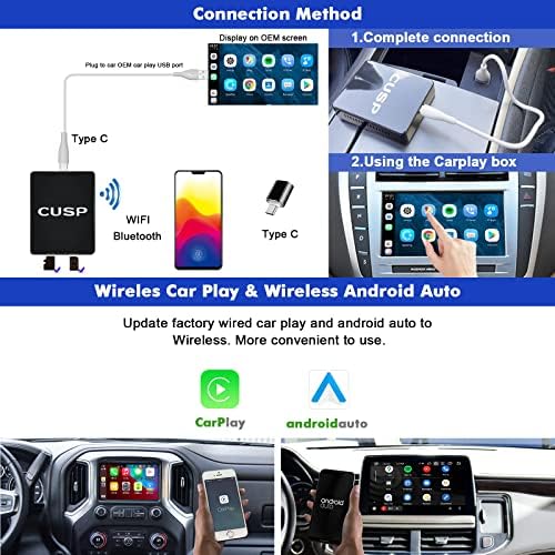 Wireless CarPlay AI Box for OEM Wired CarPlay Cars, Wireless Android Auto - 2