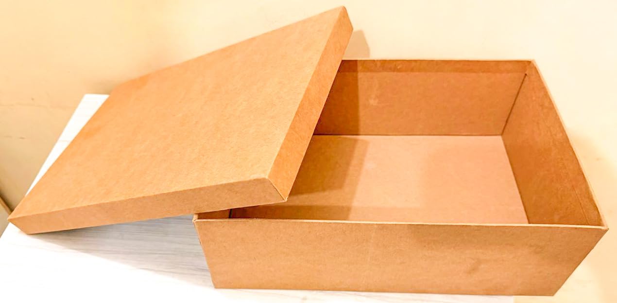 Corrugated Cardboard Packaging Boxes, 12.5x8x4.5 Inch, Brown box for Shipping, Moving, Storage & Courier Transportation, Pack of 01-image-42