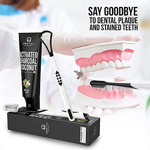 Dental Expert- Pack Of 3 Charcoal Toothpaste, Best Whiting Tooth Paste For Teeth With Mint Falvor, Oral Care Activated Charcoal Toothpaste For Oral Hygiene #TOP6