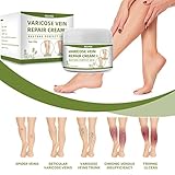 【Mejora la circulación sanguínea】: la crema para las venas varicosas mejora la circulación sanguínea, la pomada también es la defensa perfecta contra los hematomas y la púrpura senil. Esta crema es ideal para todo tipo de piel.
