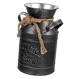 Seau à fleurs en fer : le pot de fleurs vintage ajoutera de la couleur et une nouvelle touche à votre maison, bureau, magasin de fleurs, etc.