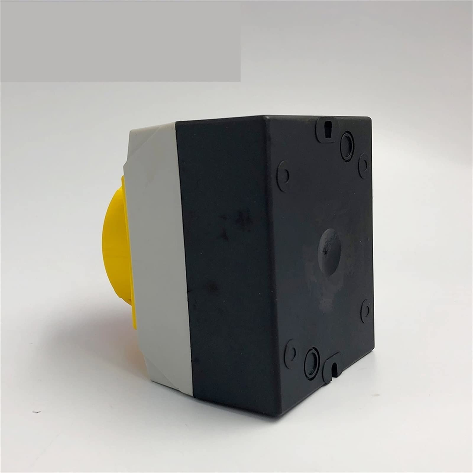 Interruptor aislador con carcasa 25A 3P 2 posiciones ON-OFF candado interruptores de alimentación de cámara giratoria Selector YMD12-25 1 Uds