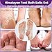 XIWEIOO Himalayan pink feet soka Salt 3 set Kit Lavender scent Orange scent Rose scent Foot Soak Salts with Epsom Set-Foot Athletes Foot spa Itching,Foot Bath Salt Tea Tree Oil Foot care