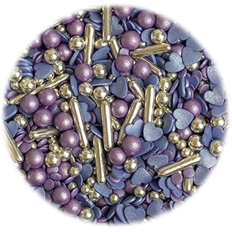 Sprinkles & Toppers Ltd Purple Passion Cupcake / Cake Decorations (50g) Cover