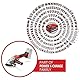 Einhell Professional Akku-Winkelschleifer AXXIO 18/125 Q Li-Solo Power X-Change (18 V, 700 W, 125 mm Scheiben-Ø, 33 mm Schnitttiefe, Brushless, Quick-Fix-Nut, ohne Trennscheibe, ohne Akku)