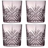 Luminarc Salzburg Rosa Caja 4 Vasos Altos Vidrio 30cl Sodo No Apto Microondas