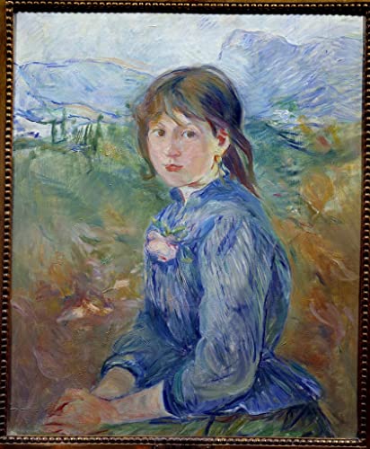 Cuadros lienzo decorativos de pinturas famosas: obra de Berthe Morisot en 60x90cm para salón