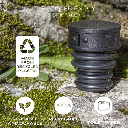 CuloClean Tasche für Ausflüge + tragbares Reisebidet. Einzel Toilettenset für Wanderer. Hinterlasse beim Wandern keine Abfälle!. Leave No Trace (LNT)