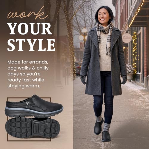 Image of Skechers Women's Easy Going - Latte 2 | Modern Comfort Casual, Relaxed Fit, Air-Cooled Memory Foam, Slip On, Vegan, Water Repellent