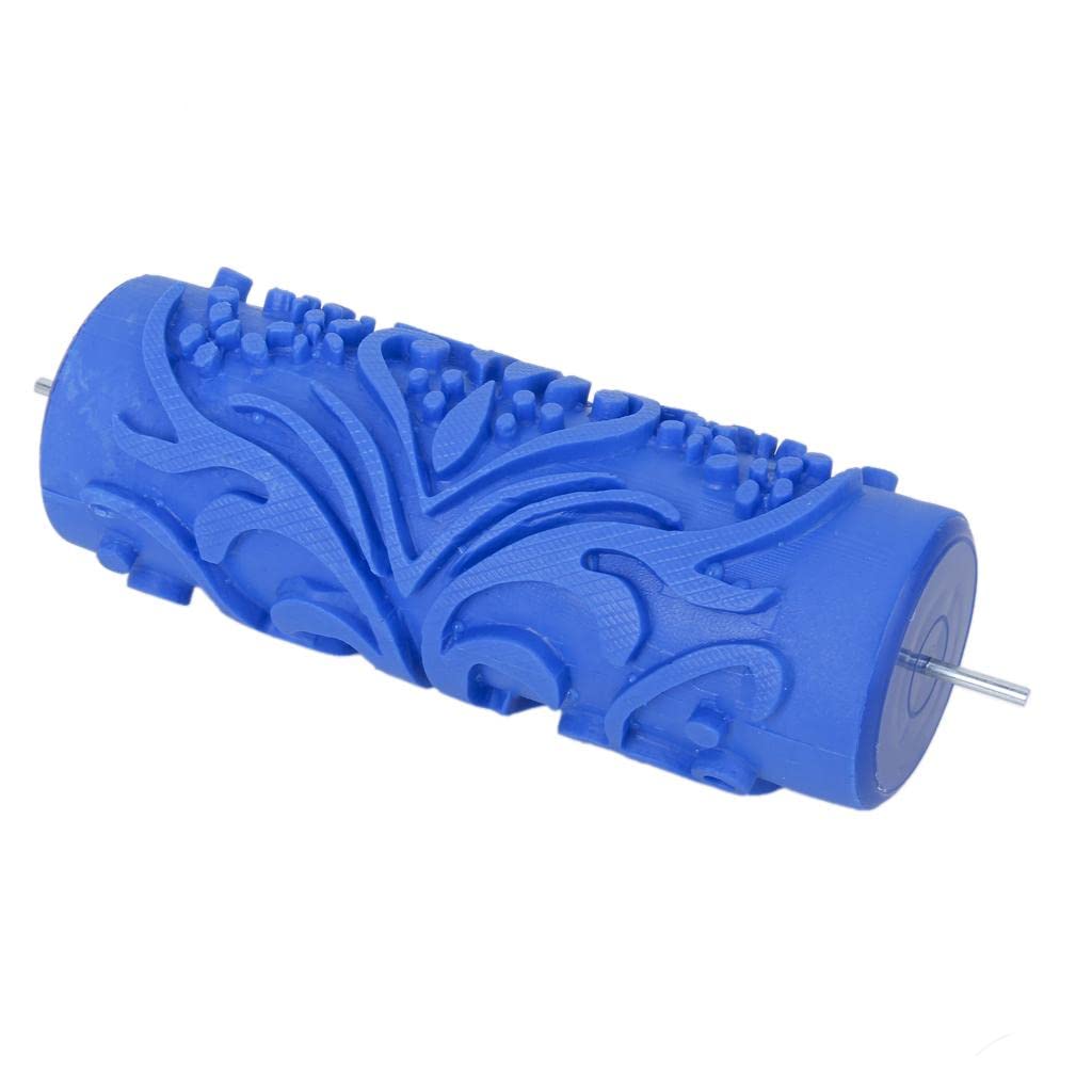 Barenx Textured Painting Roller – Floral Embossed Wall Decor Tool | Works With 5.9-Inch Roller Brush | DIY Wall Pattern Maker