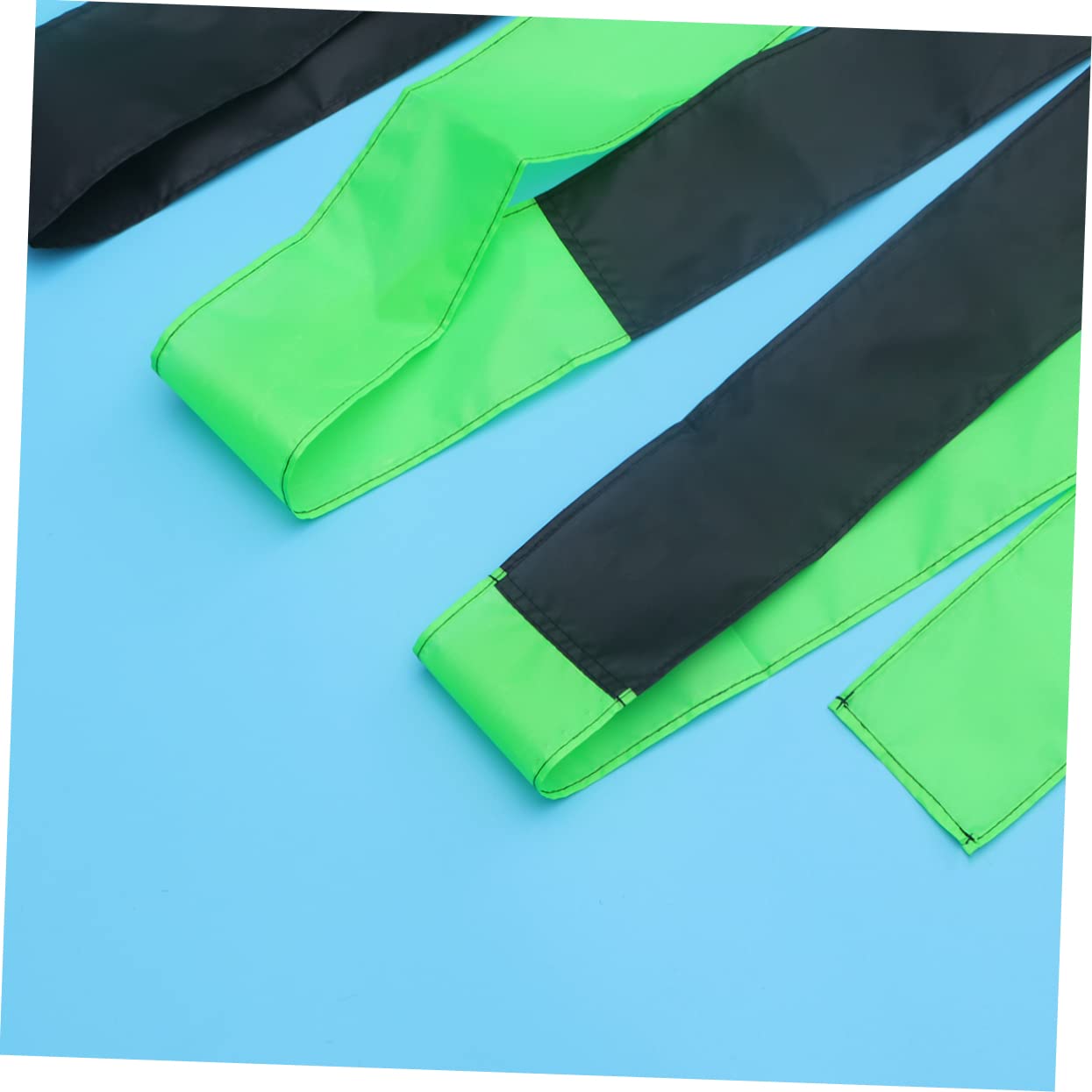 VICASKY 10m Kite Tail Streamer Ribbon for Outdoor Flying Fuzzy Kite Accessory Tail (Blue)