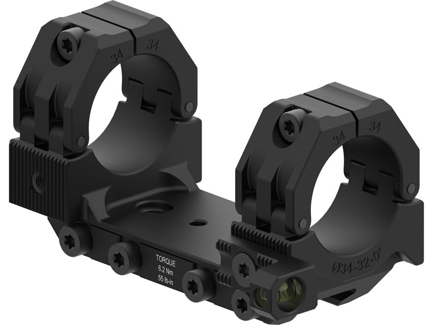 american rifle Company M-Brace 1-Piece Picatinny Scope Mount 20 MOA 34mm Rings Matte Black High