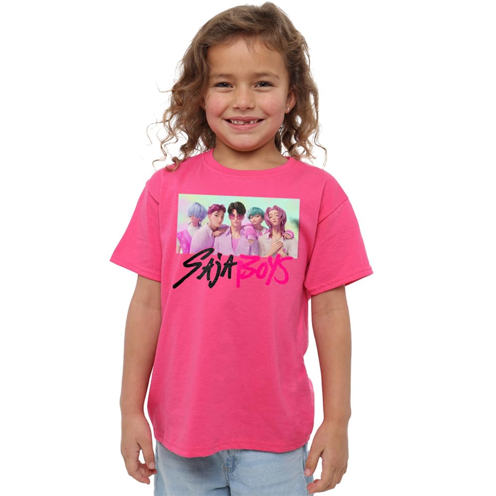 Netflix Kpop Demon Hunters T-Shirt - Cotton - 9-11 Years - Pink