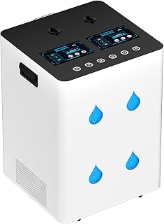 6-Output Large Flow Hydrogen Machine, (5600H+2800O) Ml/min H2 Water Generator, 99.99% High Purity, SPE/PEM Technology, for Inhalation and Hydrogen Water