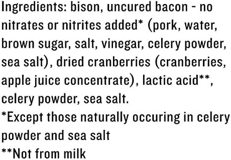 EPIC BAR BISON BACON CRNBRY, 1.5 OZ
