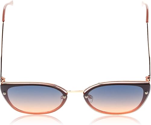 Miniatura 4 de TAHARI womens Th809 Metal 100% Uv Protective Women's Cat Eye Sunglasses. Elegant Gifts for Her, 64 Mm Cat Eye Sunglasses