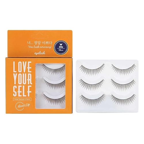 Miniatura 8 de NOON'S UP LOVE YOURSELF - Pestañas postizas, 3 pares pestañas, pestañas postizas, pestañas de ojos, crecimiento de cejas, pestañas dramáticas,