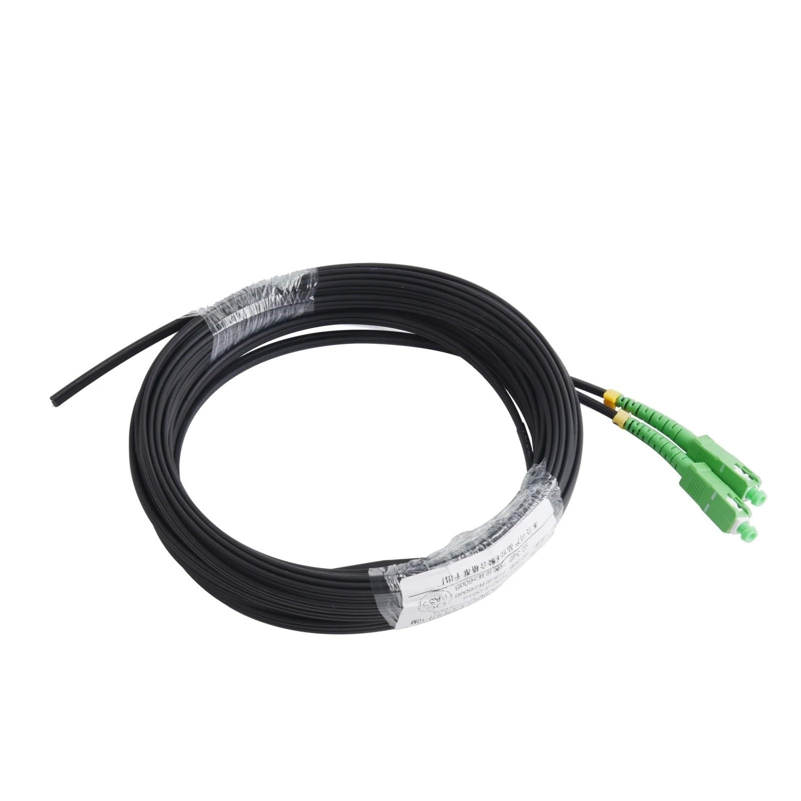 2SC Câble de raccordement en fibre optique à 2 conducteurs Simplex 100 m/120 m/150 m/200 m/300 m (120 m)